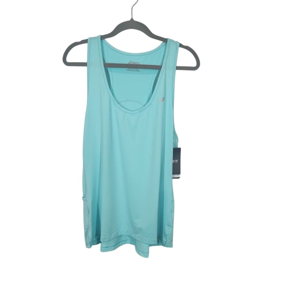 ASICS Women's Running Tank Top Sleeveless Activewear Athletic Aqua Dry Tank - XL